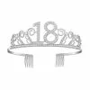 Tiara - Diamante 18,Silver -Deals Movie Characters Store 52735