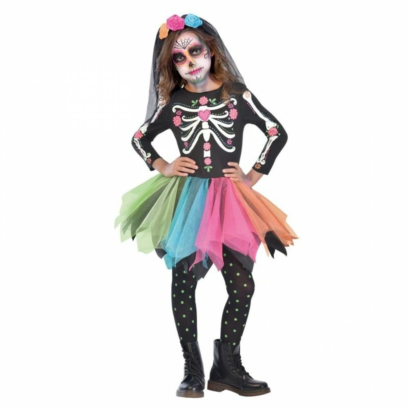 Child Costume - Mexican Sugar Skull 3 Child Costume - Mexican Sugar Skull