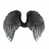 Wings - Printed Black Angel, 105 Cm -Deals Movie Characters Store 55469 wings printed black angel 105 cm
