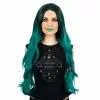 Wig - Socialite Long Green Ombre, Hollywood