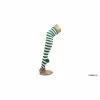 Socks - Over The Knee, Green & White Stripe -Deals Movie Characters Store 56538