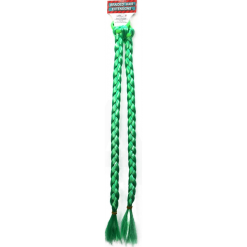 Hair Extension - Braided Hair, Green