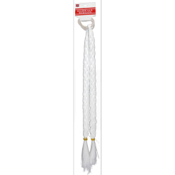 Hair Extension - Braided Hair, White