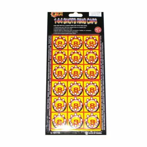 Ring Caps - 144 Shot -Deals Movie Characters Store COS 10902