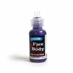 Face & Body Paint - Glitter, Small Purple