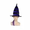 Hat - Witch, Stripe Purple/Black -Deals Movie Characters Store COS 11957