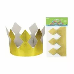 Crown - Gold, Cardboard