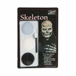 Mehron Tri-colour Makeup Palette, Skeleton