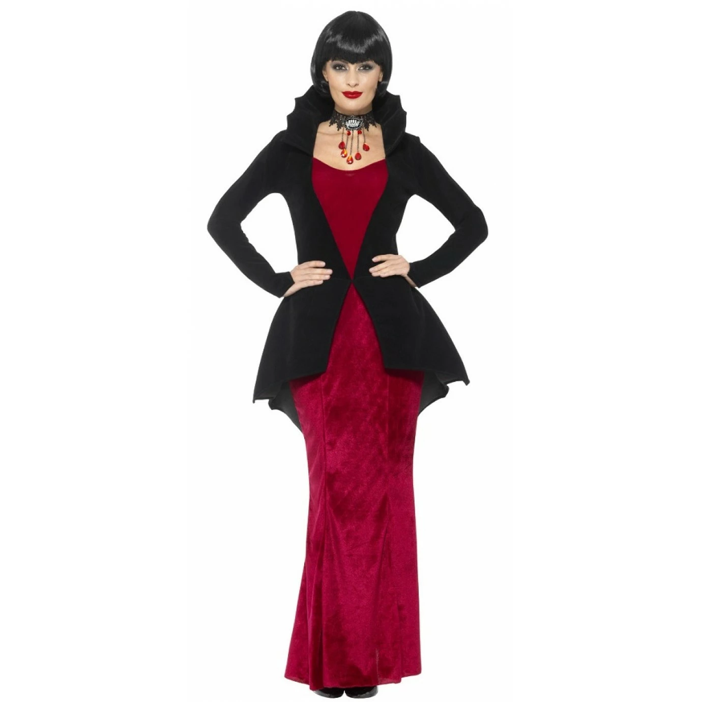 Adult Costume - Deluxe Regal Vampiress 5 Adult Costume - Deluxe Regal Vampiress - Image 3