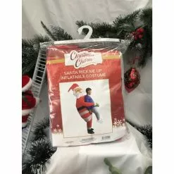 Adult Costume - Inflatable, Pick Me Up Santa