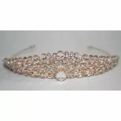 Hairpiece - Crystal Crown, Rose Gold