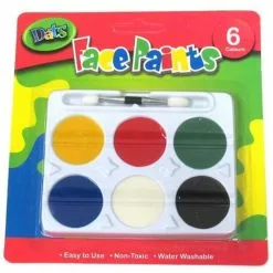 Face Paint - 6 Colour Palette & Applicator