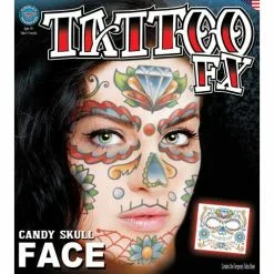 Face Tattoo Kit - Candy Skull