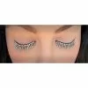 False Eyelashes - Silver Crystals, Tinsel -Deals Movie Characters Store false eyelashes silver crystals tinsel