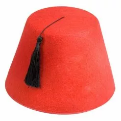 Fez Hat, Red