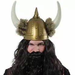 Hat - Viking Helmet, Fur Horn
