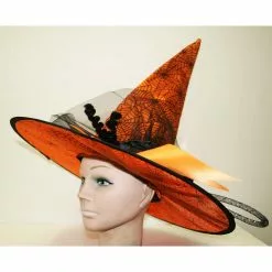 Hat - Witch, Orange Web Design