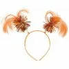 Headband - Ponytail Boppers, Orange -Deals Movie Characters Store headband ponytail boppers orange