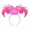 Headband - Ponytail Boppers, Pink -Deals Movie Characters Store headband ponytail boppers pink