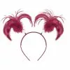 Headband - Ponytail Boppers, Red -Deals Movie Characters Store headband ponytail boppers red