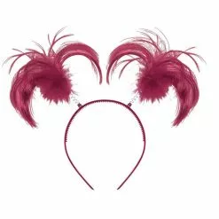 Headband - Ponytail Boppers, Red