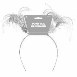 Headband - Ponytail Boppers, Silver