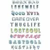 Tattoo - Knuckles, Phrases & Words -Deals Movie Characters Store knuckles words phrases temporary tattoos