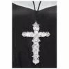 Medallion - Ornate Cross, Silver