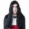 Wig - Long Black, Dracula -Deals Movie Characters Store nw6698 dracula