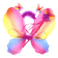 Wings - Butterfly Wings Set 3pk, Rainbow