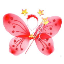 Wings - Butterfly Wings Set 3pk, Red