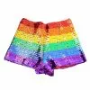 Shorts - Sequin, Rainbow -Deals Movie Characters Store shorts sequin rainbow