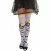 Stockings - Halloween Thigh High, Grey -Deals Movie Characters Store stockings halloween thigh high grey