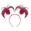 Supporter's Headband - Pigtails, Maroon -Deals Movie Characters Store supporter s headband pigtails maroon