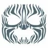 Tattoo FX - Tribal, Zebra Face -Deals Movie Characters Store tribal zebra face tattoo tinsley transfers 1