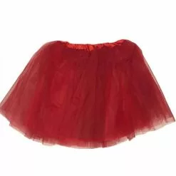 Tutu - 40 Cm, Lined Red