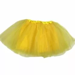 Tutu - 40 Cm, Lined Yellow