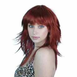 Wig - 80's Retro Layered, Auburn/Red