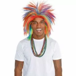 Wig - Crazy, Rainbow