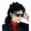 Wig - Pop Icon 90's Curly, Black -Deals Movie Characters Store wig pop icon 90 s mj prince