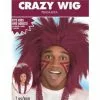 Wig - Wild Supporter, Maroon -Deals Movie Characters Store wig wild supporter maroon